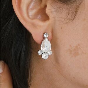Jennifer Behr Crystal Drop Earrings